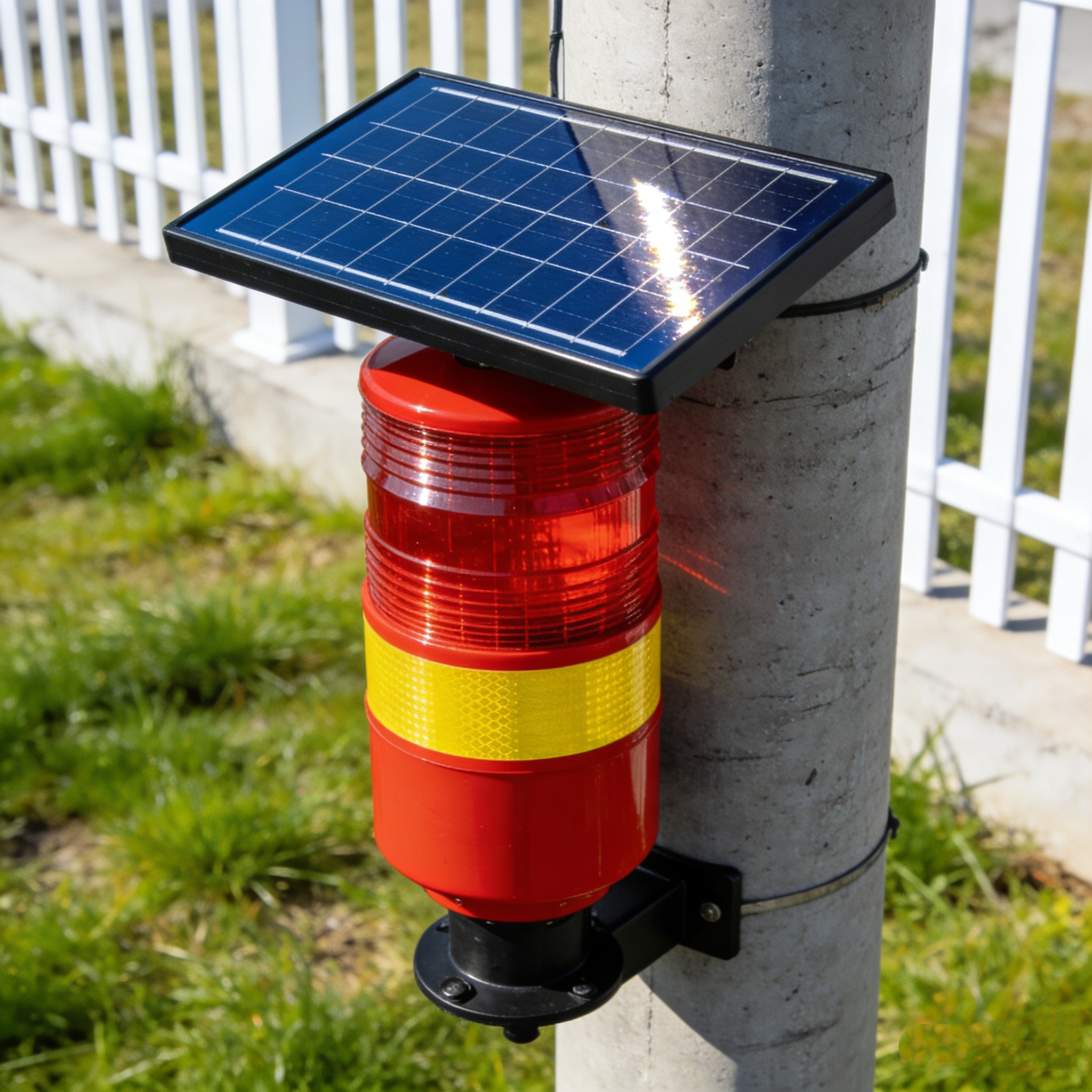 太阳能警示灯的实用性探讨